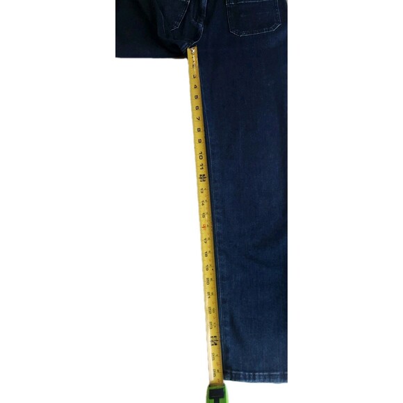 Anthropologie Maeve NWT Size 26 High Rise Slim Ankle Jeans Dark Wash Stretch - Picture 3 of 13